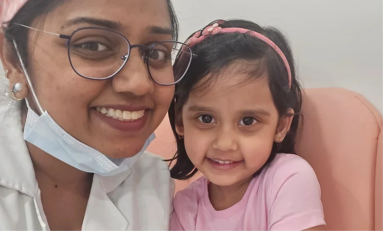 Doctor with child